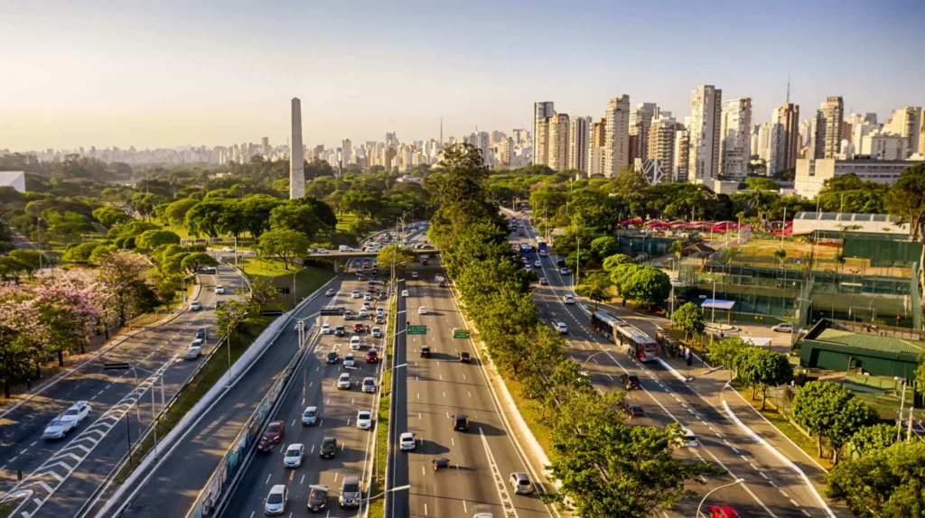Avda. 23 de Maio - Parque Ibirapuera - São Paulo Avda. 23 de Maio - Parque Ibirapuera - São Paulo
