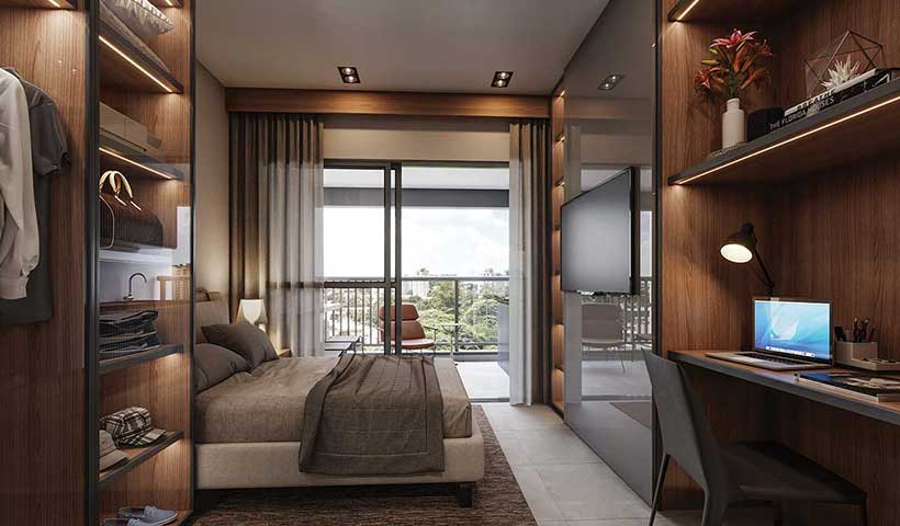 studio jardim guedala morumbi unidade de 30m2