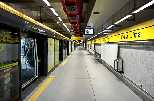 estacao faria lima linha 4 amarela metro sao paulo